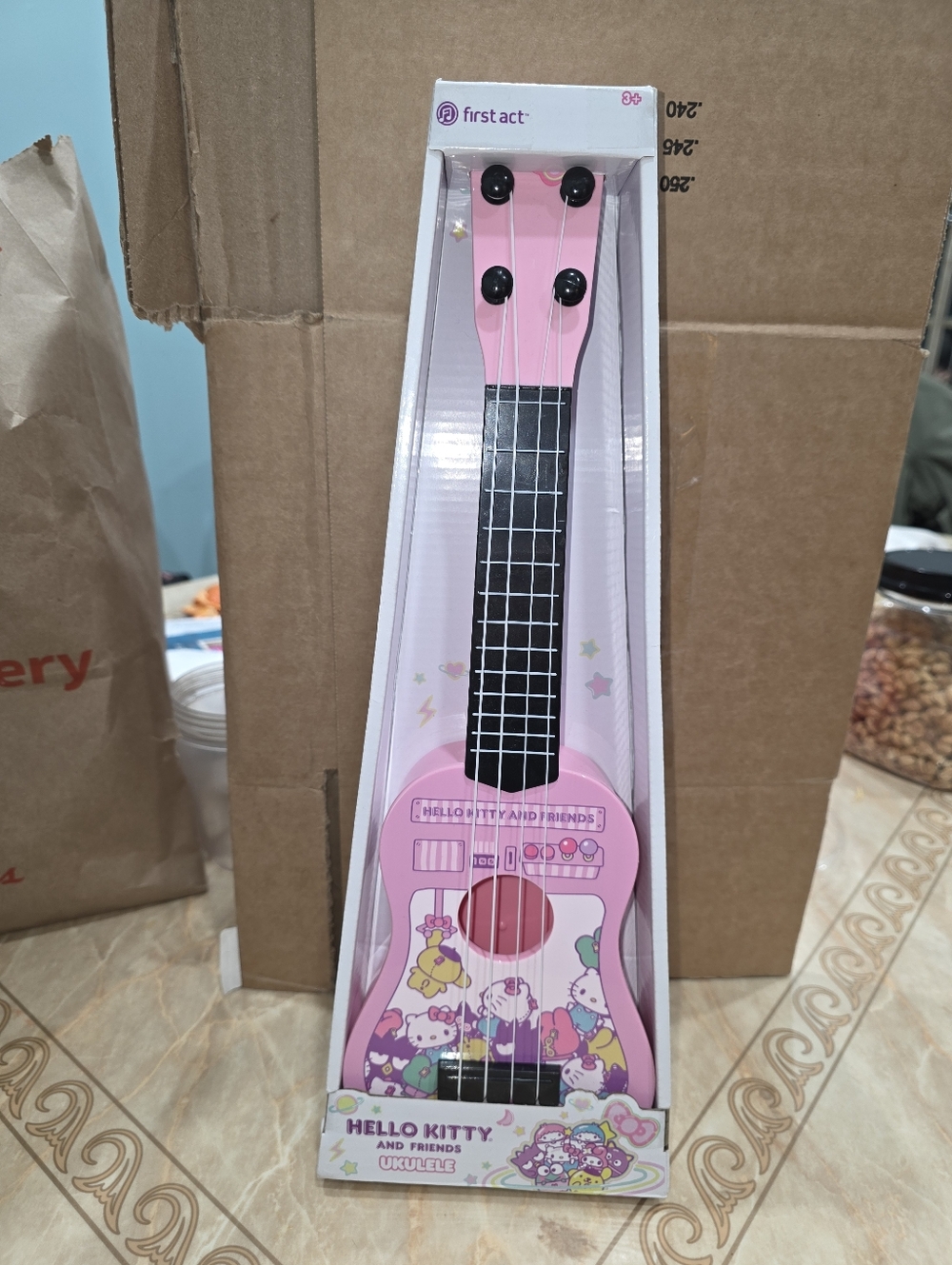 Hello Kitty And Friends Pink Ukulele